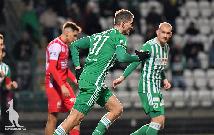 Bohemians - Pardubice 1:2 (0:1)