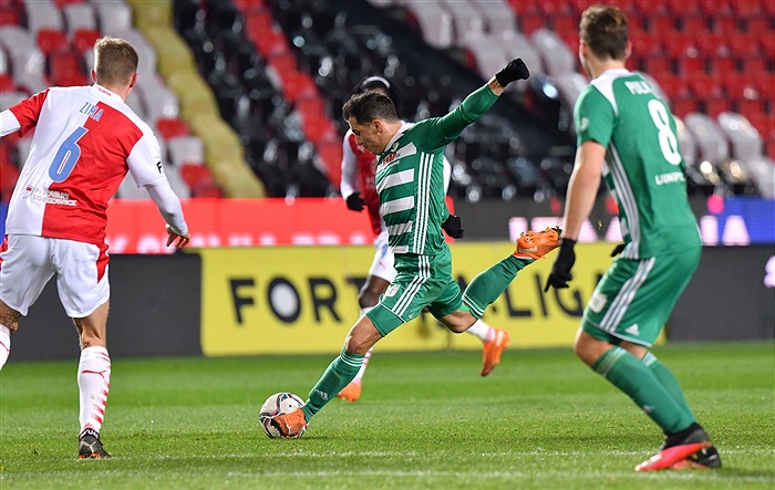 Slavia - Bohemians 2:1 (1:0)