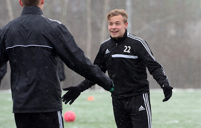 Trénink Bohemians včetně litevských hráčů