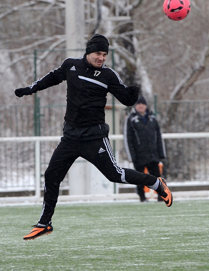 Trénink Bohemians včetně litevských hráčů