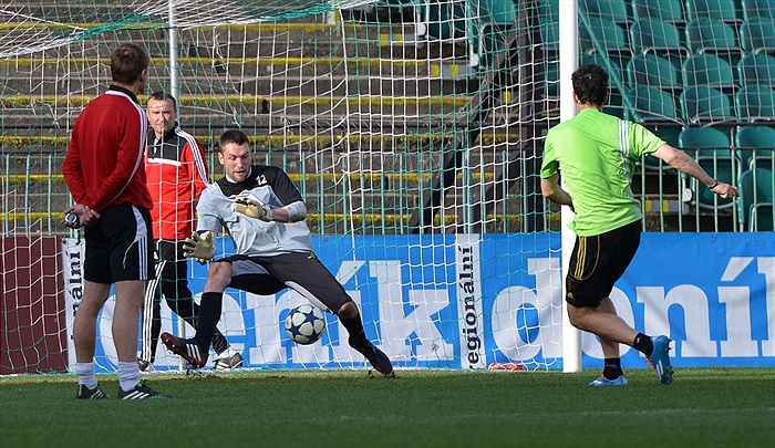 Předzápasový trénink