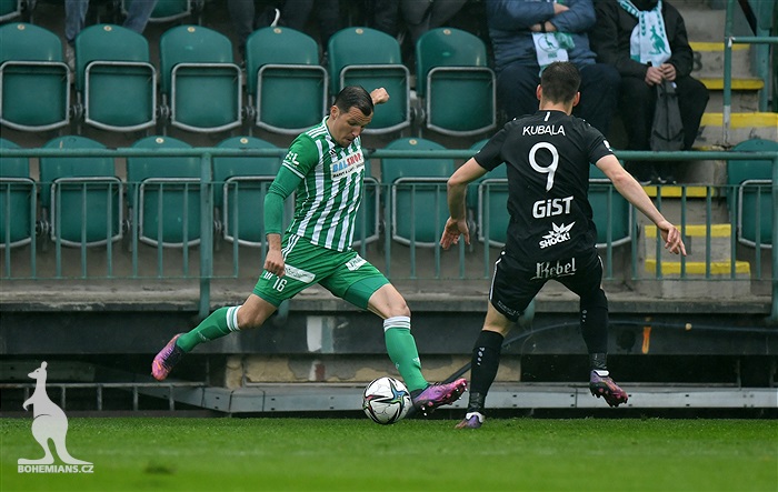 Bohemians - Hradec Králové 1:1 (0:0)