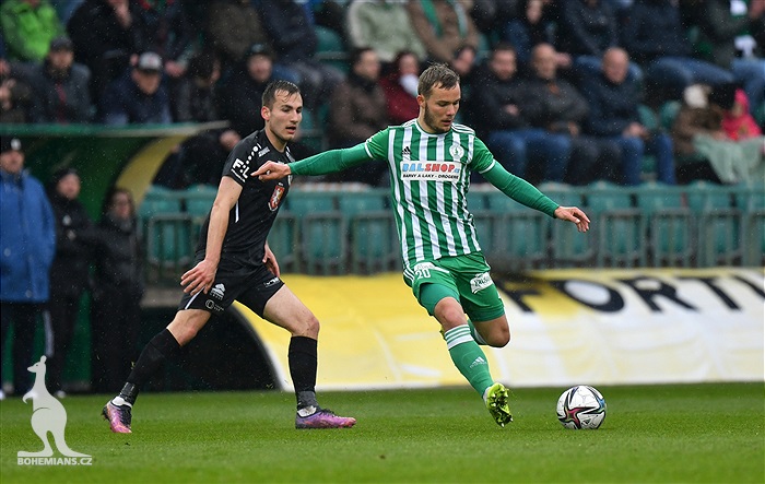 Bohemians - Hradec Králové 1:1 (0:0)