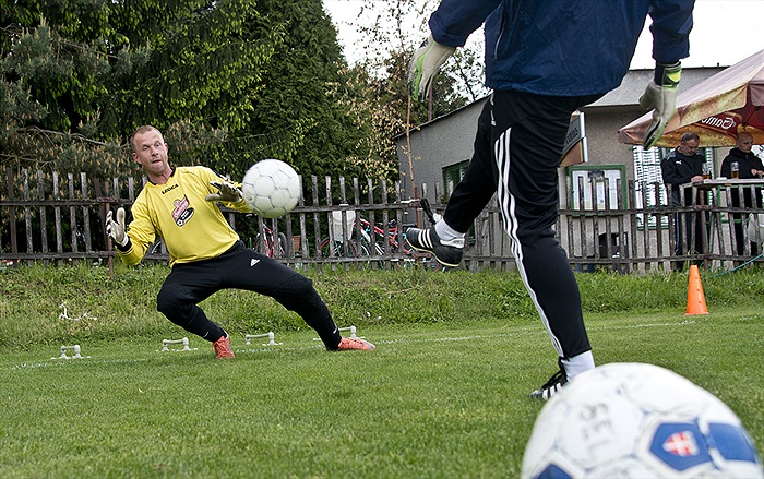 Realizační tým trénoval mužstvo z okresního přeboru