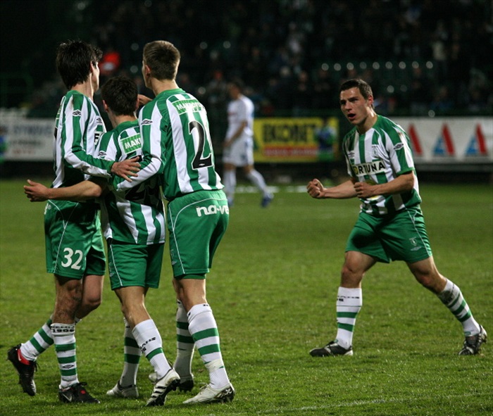 Radost po prvním gólu.