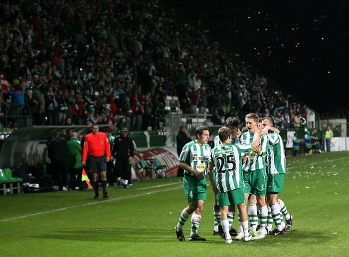 Radost po druhém gólu.