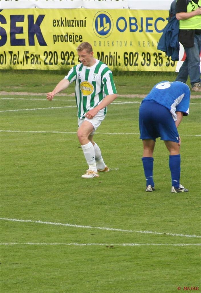 Radost Tomáše Kulvajta po vstřelené brance