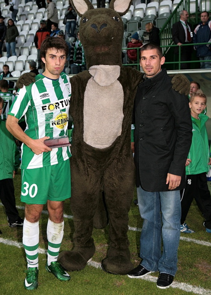 Patron Honza Rezek, nejlepší hráč zápasu Jan Morávek.