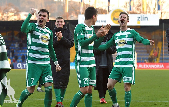 FC Fastav Zlín - Bohemians Praha 1905 0:2 (0:1)