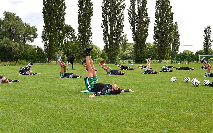 Dopolední trénink - příprava pokračuje