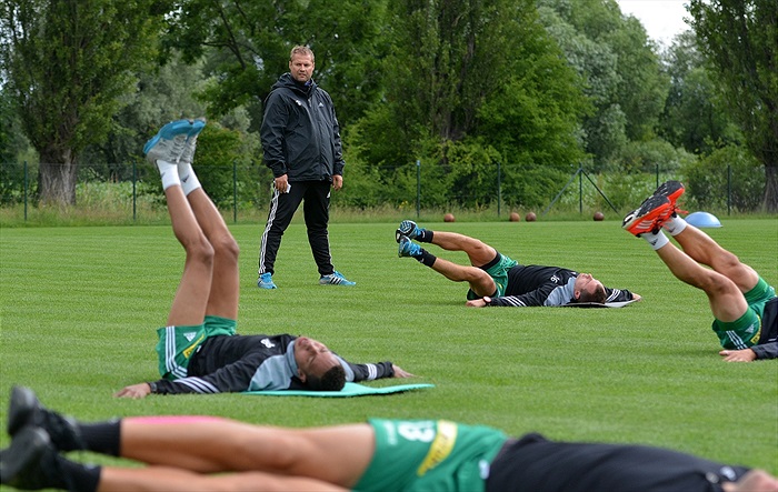 Dopolední trénink - příprava pokračuje