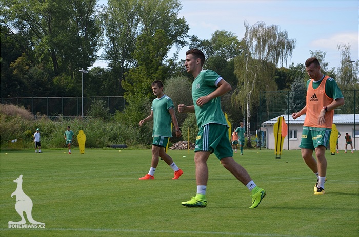 První trénink Dominika Maška