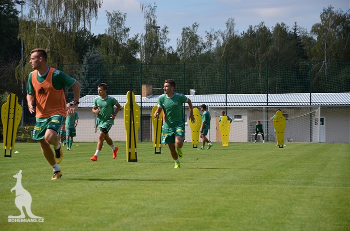 První trénink Dominika Maška