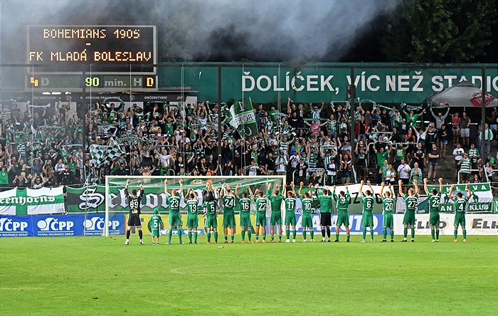 Bohemians - Mladá Boleslav 4:0 (2:0)