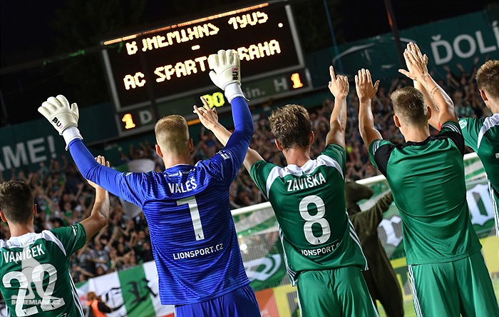 Bohemians Praha 1905 - AC Sparta Praha 1:1 (0:0)