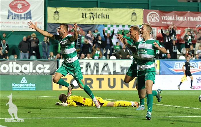 Bohemians - Olomouc 3:2 (1:2)