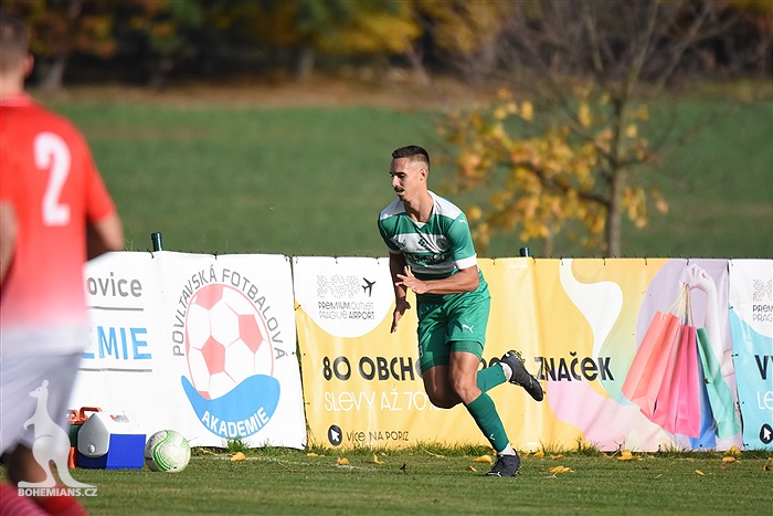 Povltavská fotbalová akademi - Bohemians B 1:2 (1:1)