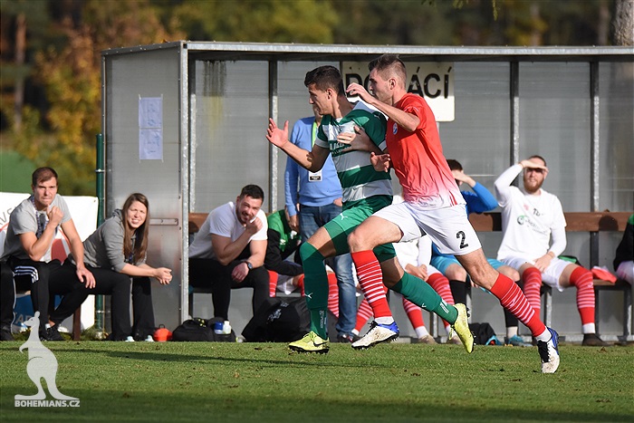 Povltavská fotbalová akademi - Bohemians B 1:2 (1:1)