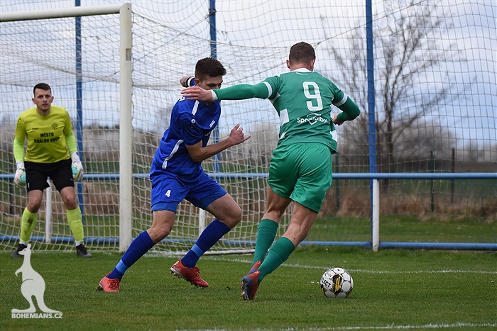 Bohemians B - Králův Dvůr 3:1 (2:0)