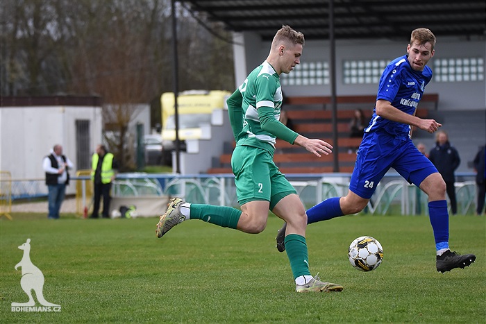 Bohemians B - Králův Dvůr 3:1 (2:0)