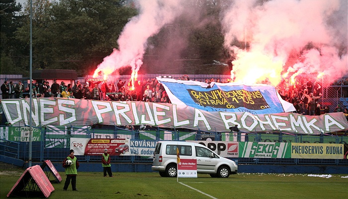 Dnes přijela Bohemka, hlásili naši fanoušci.