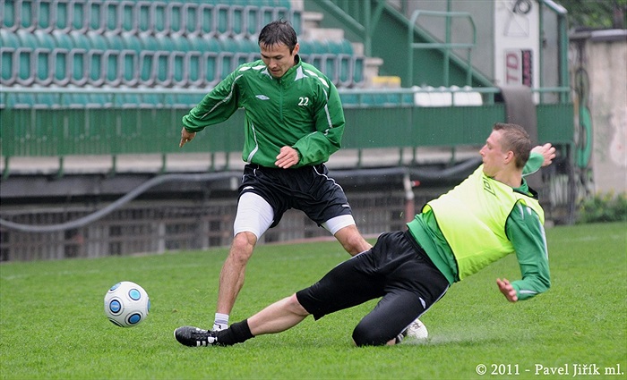 Ani sychravé počasí nezastavilo Klokany v přípravě na utkání s Libercem