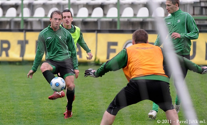 Ani sychravé počasí nezastavilo Klokany v přípravě na utkání s Libercem