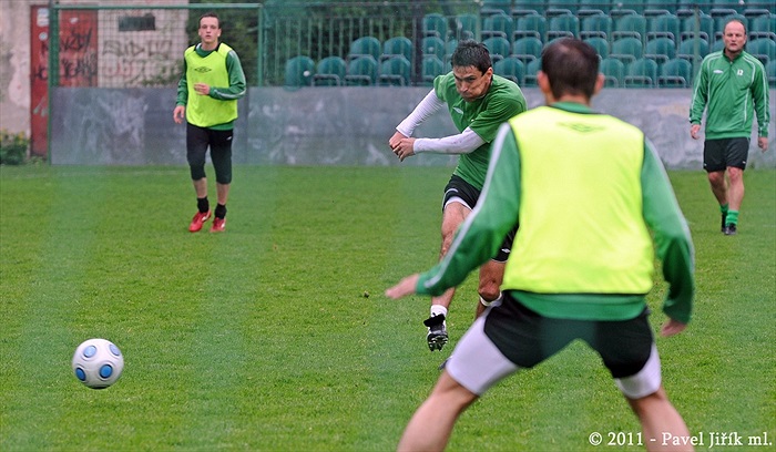 Ani sychravé počasí nezastavilo Klokany v přípravě na utkání s Libercem