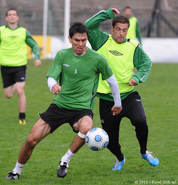 Ani sychravé počasí nezastavilo Klokany v přípravě na utkání s Libercem