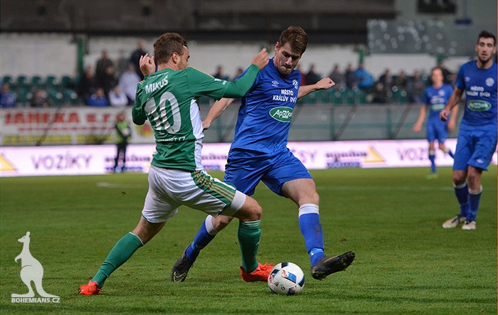 Bohemians Praha 1905 - FK Králův Dvůr 3:1 (2:0)