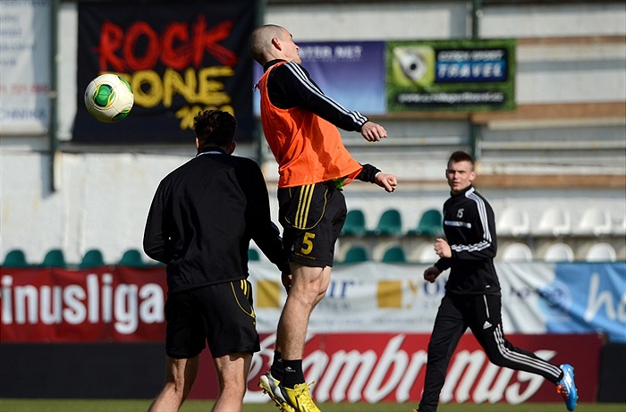 Čtvrteční trénink v Ďolíčku