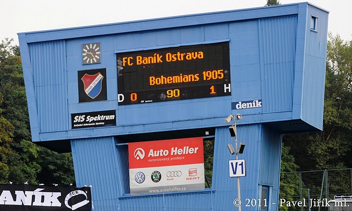 Baník Ostrava - Bohemians 1905 0:1 (0:1)