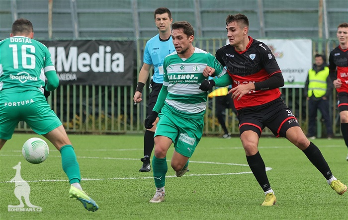 Táborsko - Bohemians 1:3 (0:1)