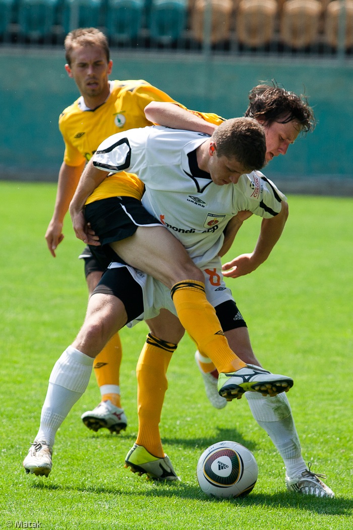 Utkání Bohemians - Rožumberok 0:1 na turnaji v Xaverově 2010.