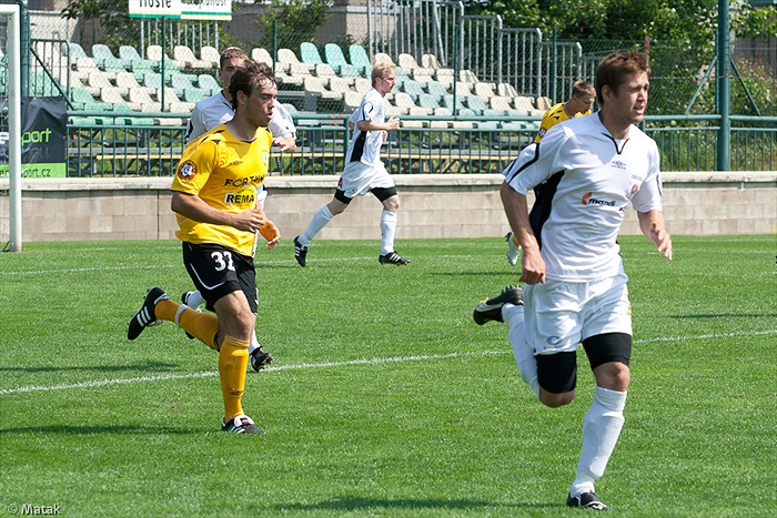 Utkání Bohemians - Rožumberok 0:1 na turnaji v Xaverově 2010.
