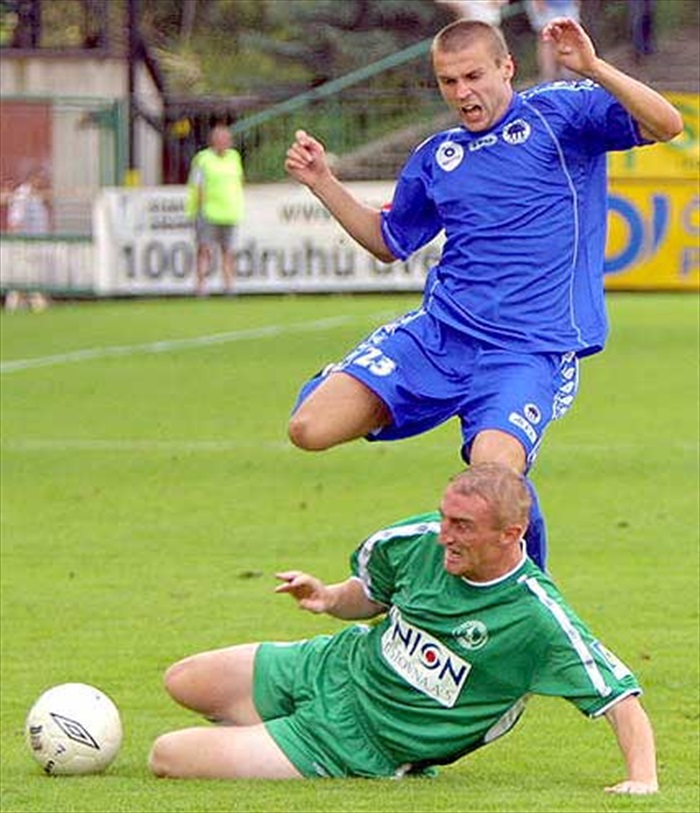 Michal Valenta zastavuje libereckého Papouška  (podzim 2002)