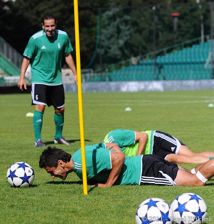 Pozápasový trénink v Ďolíčku