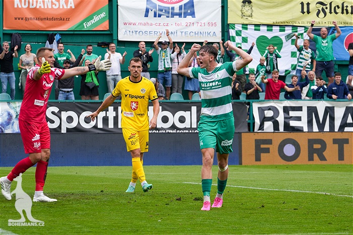 Bohemians - Hradec Králové 2:1 (1:0)