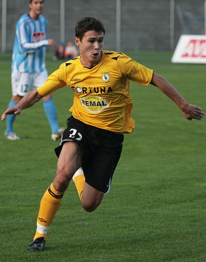 Ibragimov atakuje soupeře.