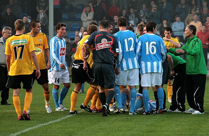 Strkanice na konci zápasu