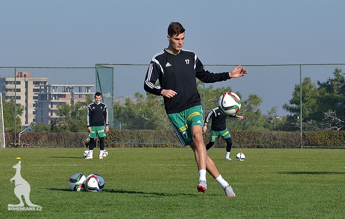 Páteční trénink na soutsředění