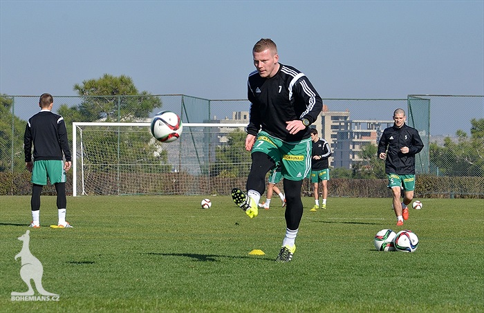 Páteční trénink na soutsředění