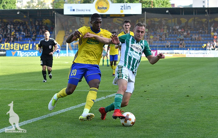 FC Fastav Zlín - Bohemians Praha 1905 1:1 (1:0)