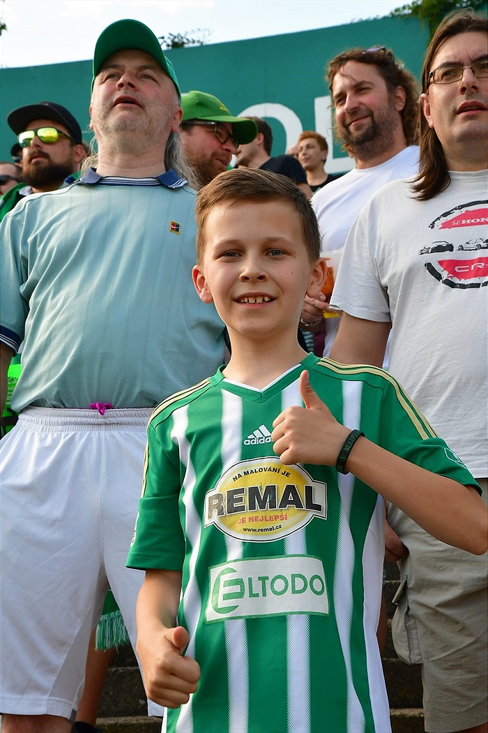 Dění na tribunách: Bohemians - Slovácko