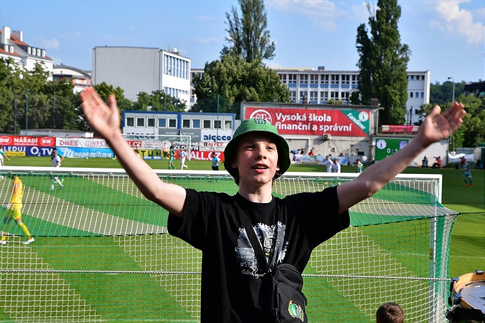 Dění na tribunách: Bohemians - Slovácko