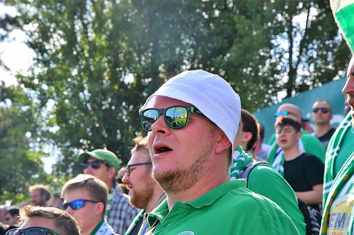 Dění na tribunách: Bohemians - Slovácko