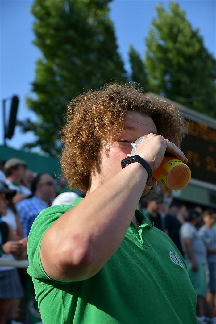 Dění na tribunách: Bohemians - Slovácko