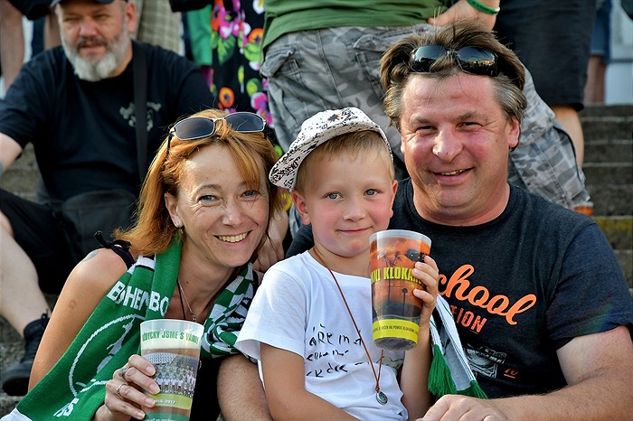Dění na tribunách: Bohemians - Slovácko