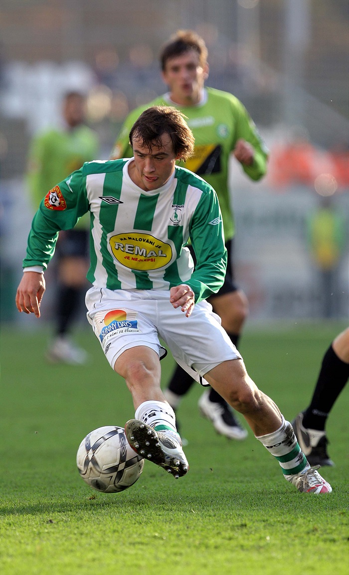 Ivan Hašek v útočné akci.