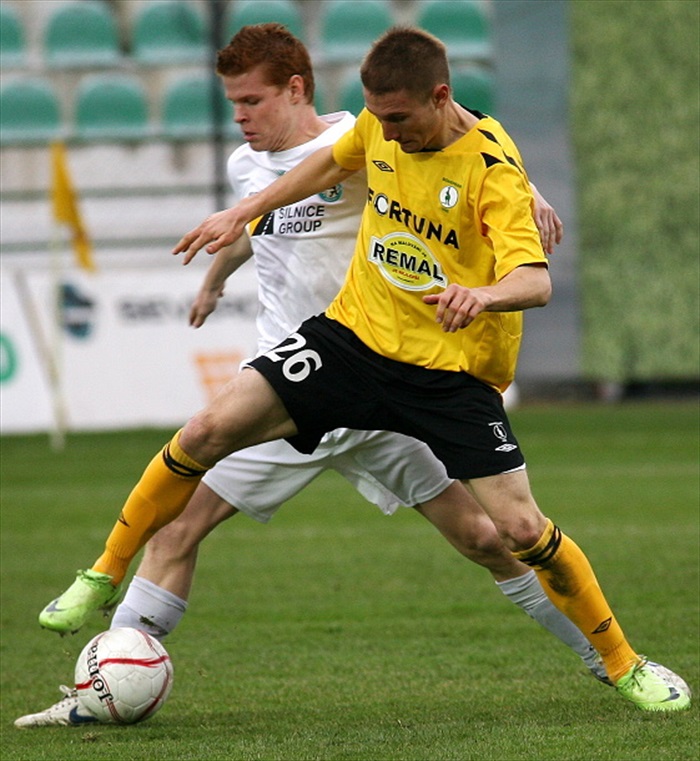 Marek Jungr v obranné práci.